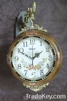 sell antique double-face wall clock(SZ-2005A)