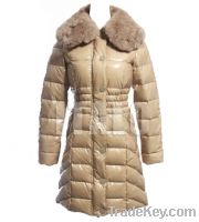 Sell Eiderdown coats Rabbit Fur Collar White Duck Down apricot