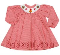 Sell smocked dress for baby girl, baby clothes