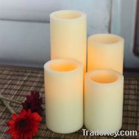 1, 000hrs Wax Flameless LED Candle with 4 and 8hrs Timer