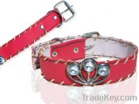 HIGH QUAILITY HAND MADE DESIGNING LEATHEROID CAT & PUPPY COLLAR