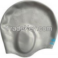 Ear Protected Silicone Swimming Cap