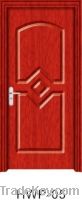 classical pvc wooden door