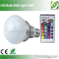RGB Color Changing LED Bulb 3W E27 Remote Control LED RGB spot bulb Li