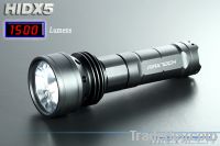 HID 1500LM Superbright Aluminum Flashlight (HIDX5)