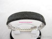 Sell Exquisite sterling silver micro setting bangle