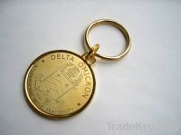Keychain, Car Keychain, Metal Keychain, Bronze Revolve Keychain