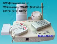 wireless burglar alarm, gsm home alarm system, S3523
