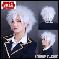 Free shipping Best Cosplay wigs - Anime cosplay party wig (white blowo