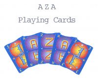 AZA educational and amusing playing cards