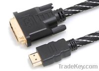 Sell  hdmi to dvi cable gold plated