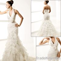 Sell halter bridal dress
