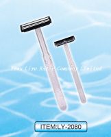 Sell Transparent Handle Twin Blade Disposable Razor (ly-2080 )