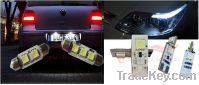 Can bus Led-T10-wedge-4x5050smd, 5050 smd auto lamp, led lighting, led