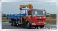 Sell CA rear double axles Truck Mounted Crane