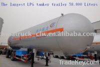 Sell bulk 170Kpa high pressure lpg truck