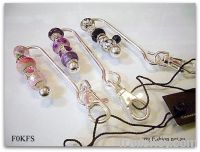Key finder with beads and charms
