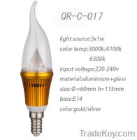 Sell led lamps bulbs lights 3w