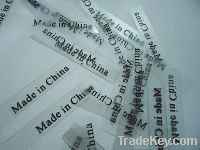 supply  Origin label/tags/care labels/printed cards/barcode