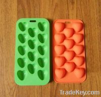 Sell silicone ice cube tray in heart shape