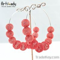 80mm basketball wives big hoop earring mixed colors