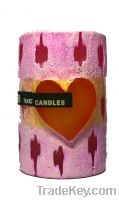 Sell Handmade Round 2" x 3" Pillar Candle [FIX-ZER]