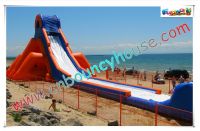 Sell Huge Inflatable Hippo slide / Inflatable jumping slide