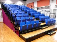 Sell retractable bleacher for indoors sports games