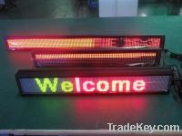 Sell Ali express 7 segment led moving sign with brightness red color