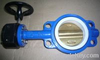 Butterfly valve bronze disc