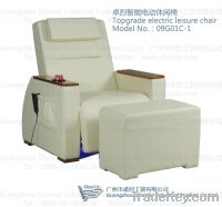 Sell electric leather Leisure Chair with a footstool