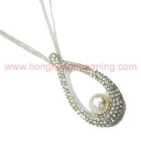 fashion alloy necklace with pearl NK-274