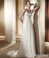 Sell Halter Embroidery Bridal Gown wedding dress