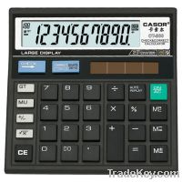 Large Display Solar Office Calculator CT-500 with 3-Key Memory