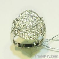 Sell 18K  gold diamond ring, promise ring