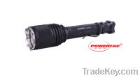 True Tactical and Compact LED flashlight--PowerTac Gladiator