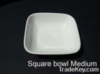 Sell porcelain square bowl