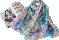 Sell  women winter wool printed scarf