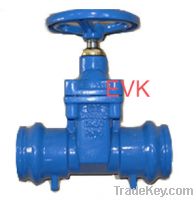 Socket end gate valve