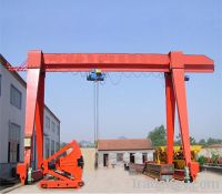 Sell gantry crane with electric hoist