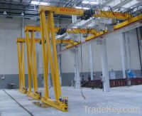 Sell Rail Single Beam Semi Gantry Crane
