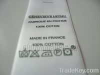 Sell printed label-clothing accessories