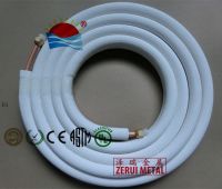 5m insulated copper coil, with flaring and nuts, UV resistant IXPE insulation