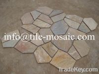Sell crazy cutting slate paving natural slate culture stone flagstone
