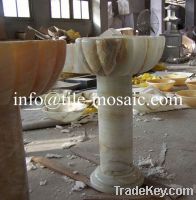 Sell marble pedestals plant stand onyx pedestals marble sinks