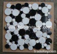 Sell round marble mosaic onyx mosaic chinese supplier manufacturer