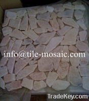 Sell honey onyx pebble mosaic crazy cutting pebble mosaic