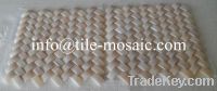 Sell honey onyx herring bone 3D mosaics marble mosaics