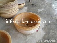 Sell Honey Onyx sinks marble sinks bowls