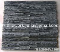 Sell black slate wall slate stone walling